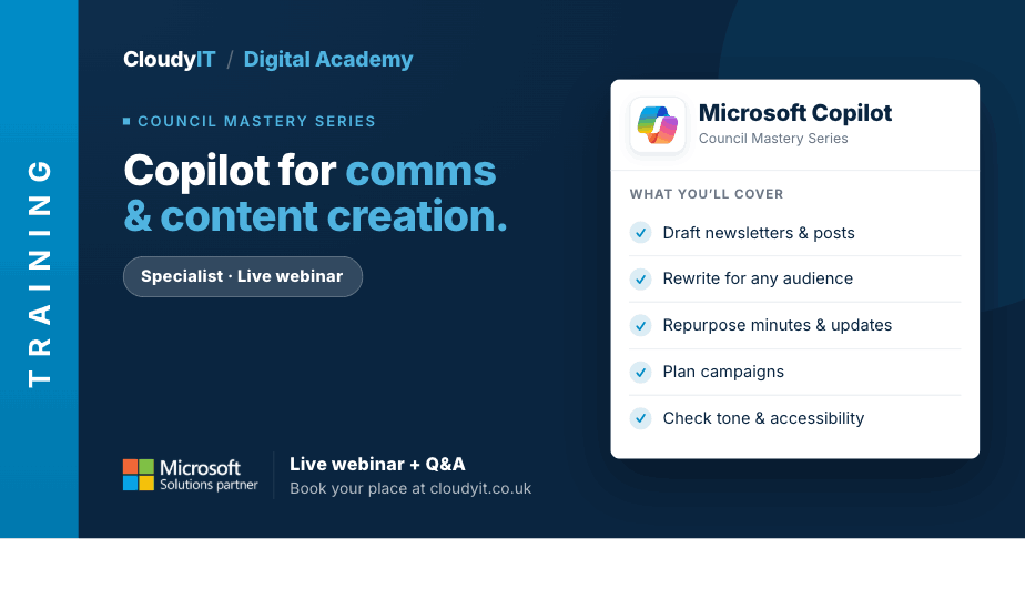 Copilot for comms and content creation webinar